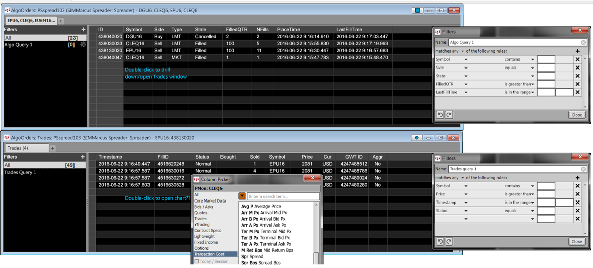 Transaction Cost Analysis (TCA) Reports